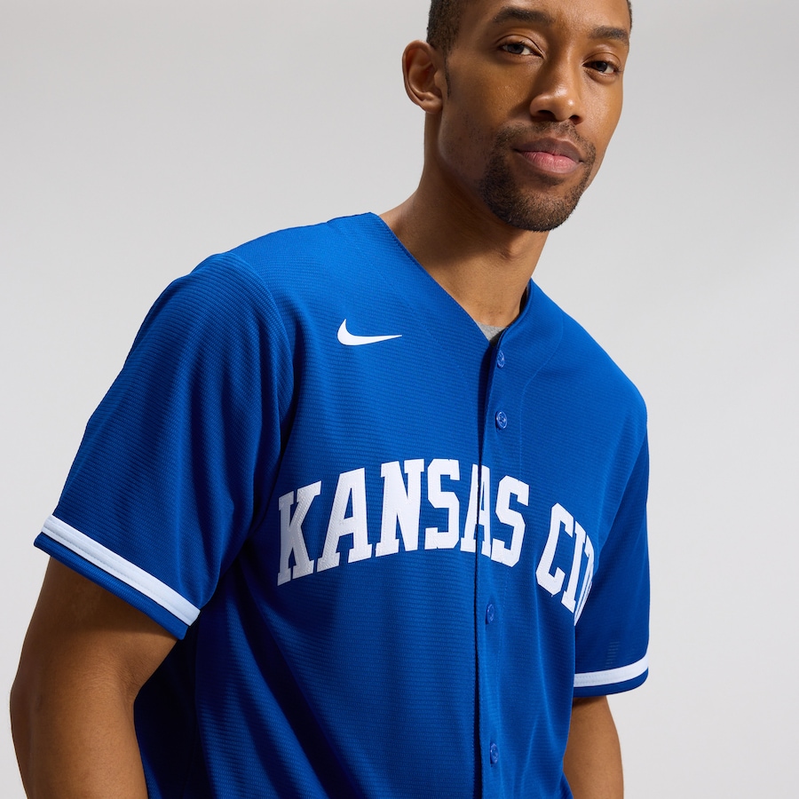 Kansas City Royals Nike Alternate Replica Team Jersey - Royal thumbnail 8