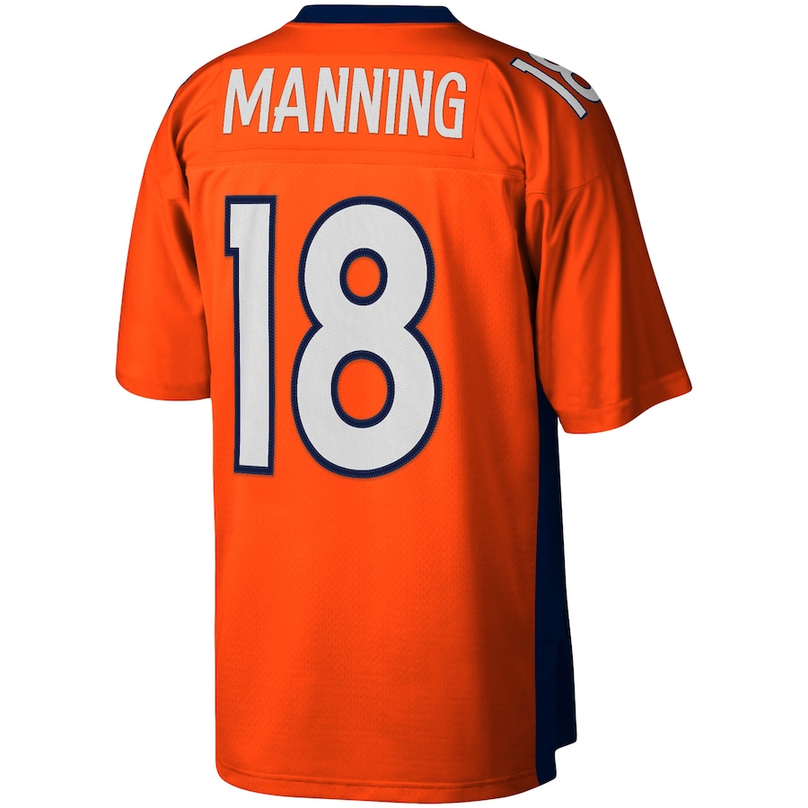 Peyton Manning Denver Broncos Mitchell & Ness Legacy Replica Jersey - Orange thumbnail 4