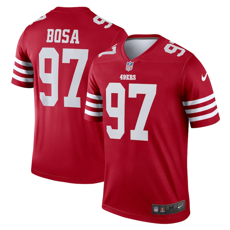 Nick Bosa San Francisco 49ers Nike Legend Player Performance Top - Scarlet thumbnail 2