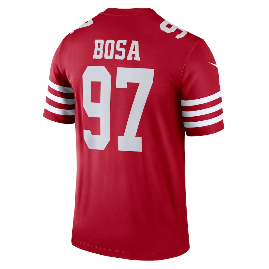 Nick Bosa San Francisco 49ers Nike Legend Player Performance Top - Scarlet thumbnail 4