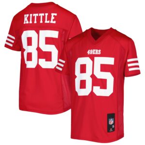 George Kittle San Francisco 49ers Youth Replica Jersey - Scarlet
