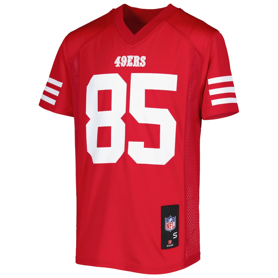 George Kittle San Francisco 49ers Youth Replica Jersey - Scarlet thumbnail 3