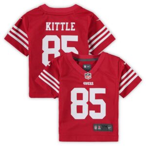 George Kittle San Francisco 49ers Nike Infant Team Player Game Jersey - Scarlet