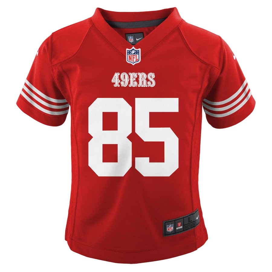 George Kittle San Francisco 49ers Nike Preschool Game Jersey - Scarlet thumbnail 3