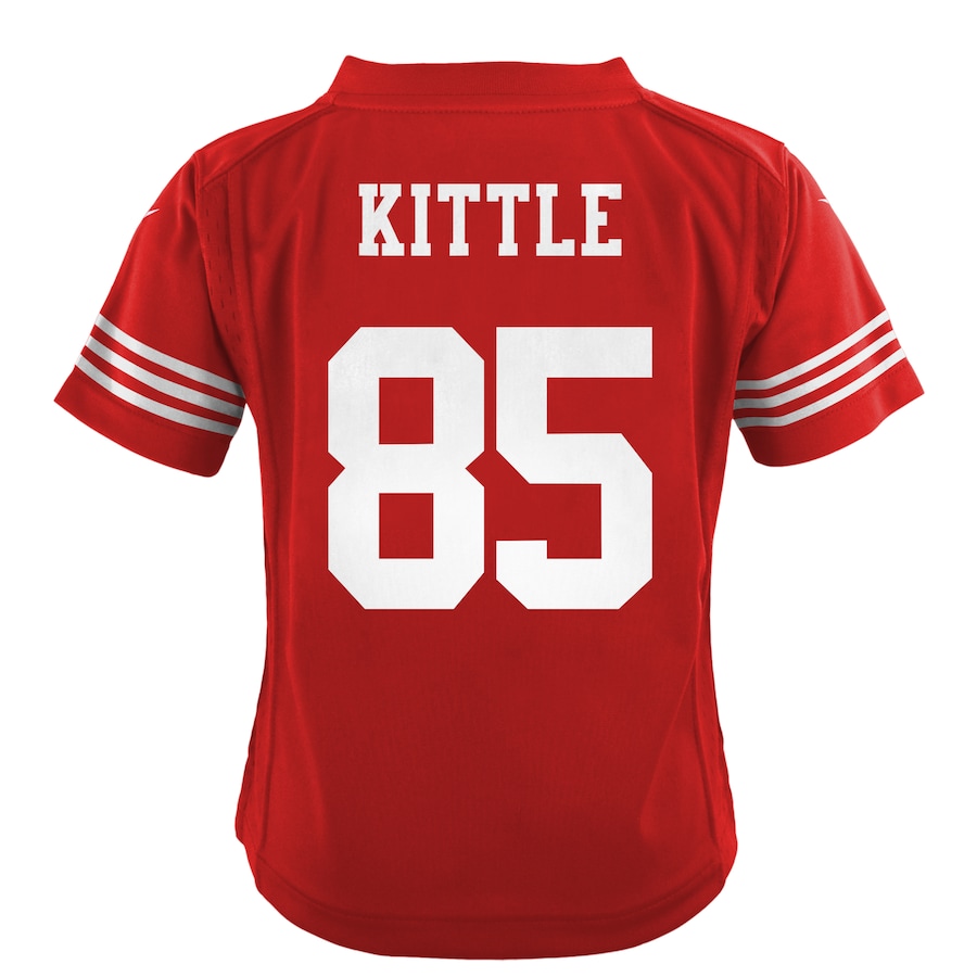 George Kittle San Francisco 49ers Nike Preschool Game Jersey - Scarlet thumbnail 4
