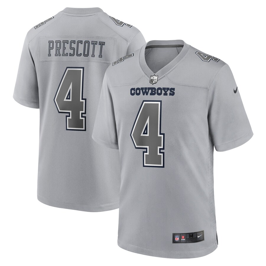 Dak Prescott Dallas Cowboys Nike Atmosphere Fashion Game Jersey - Gray thumbnail 1