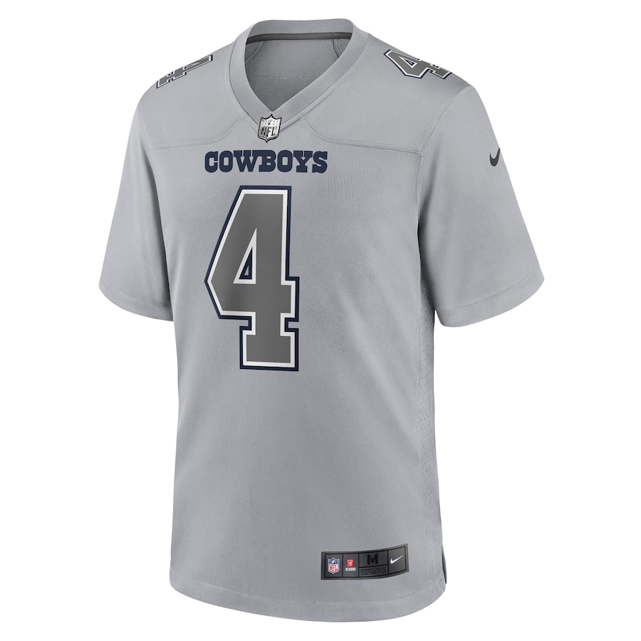Dak Prescott Dallas Cowboys Nike Atmosphere Fashion Game Jersey - Gray thumbnail 3