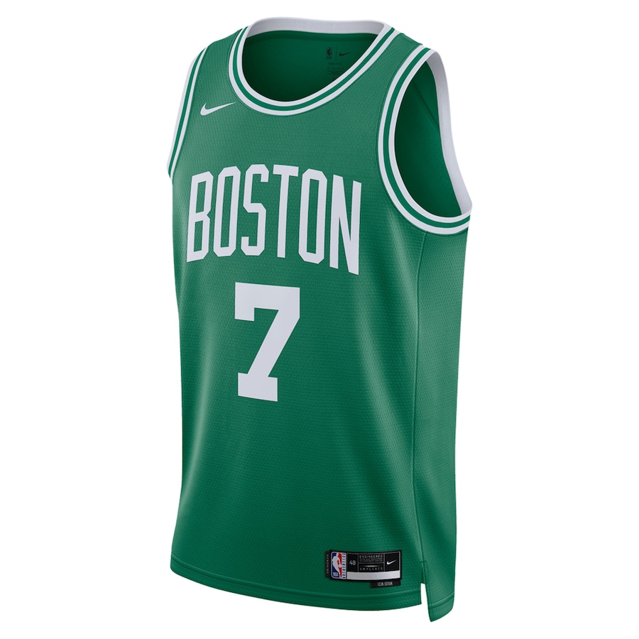 Jaylen Brown Boston Celtics Nike Unisex Swingman Jersey - Icon Edition - Kelly Green thumbnail 3