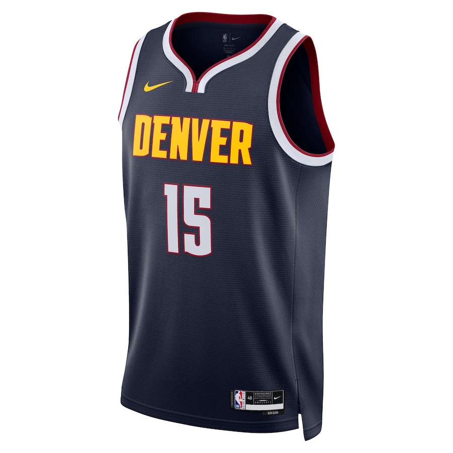 Nikola Jokic Denver Nuggets Nike Unisex Swingman Jersey - Icon Edition - Navy thumbnail 3