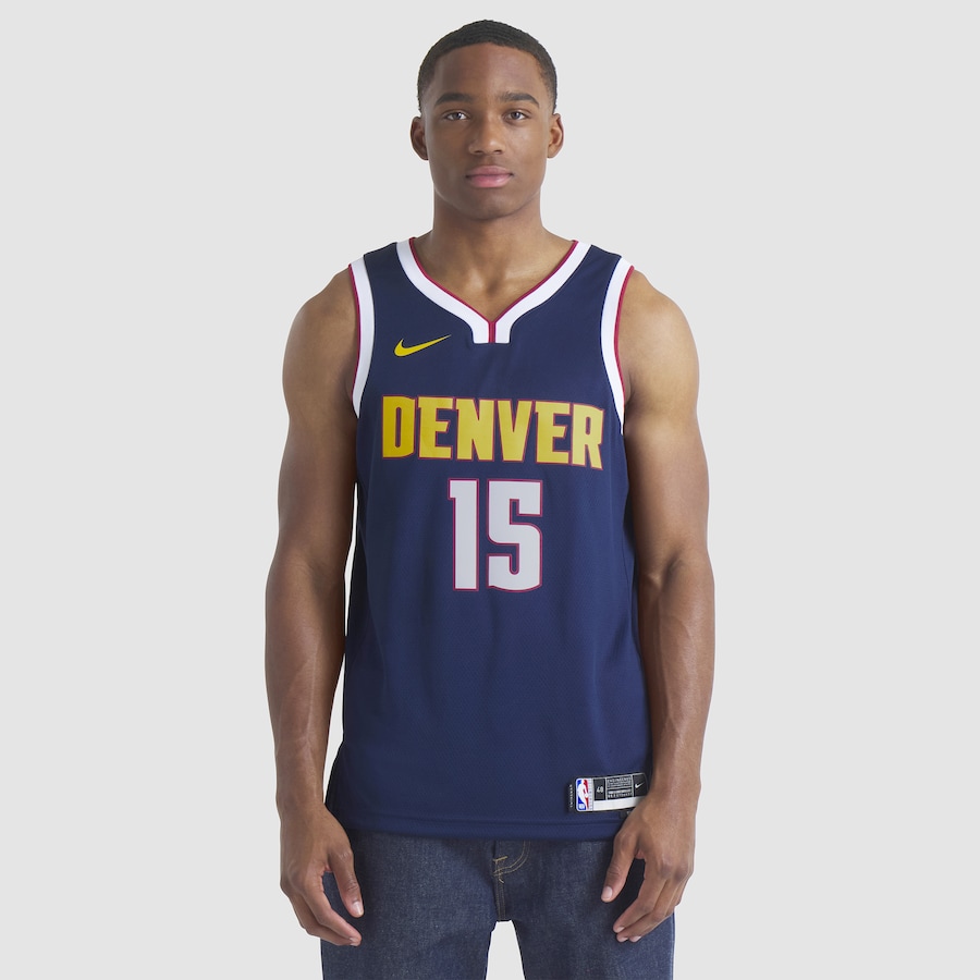 Nikola Jokic Denver Nuggets Nike Unisex Swingman Jersey - Icon Edition - Navy thumbnail 5