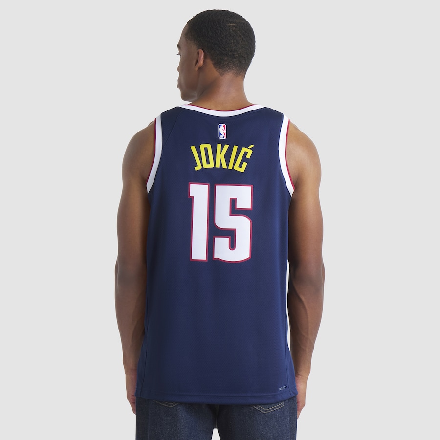 Nikola Jokic Denver Nuggets Nike Unisex Swingman Jersey - Icon Edition - Navy thumbnail 6