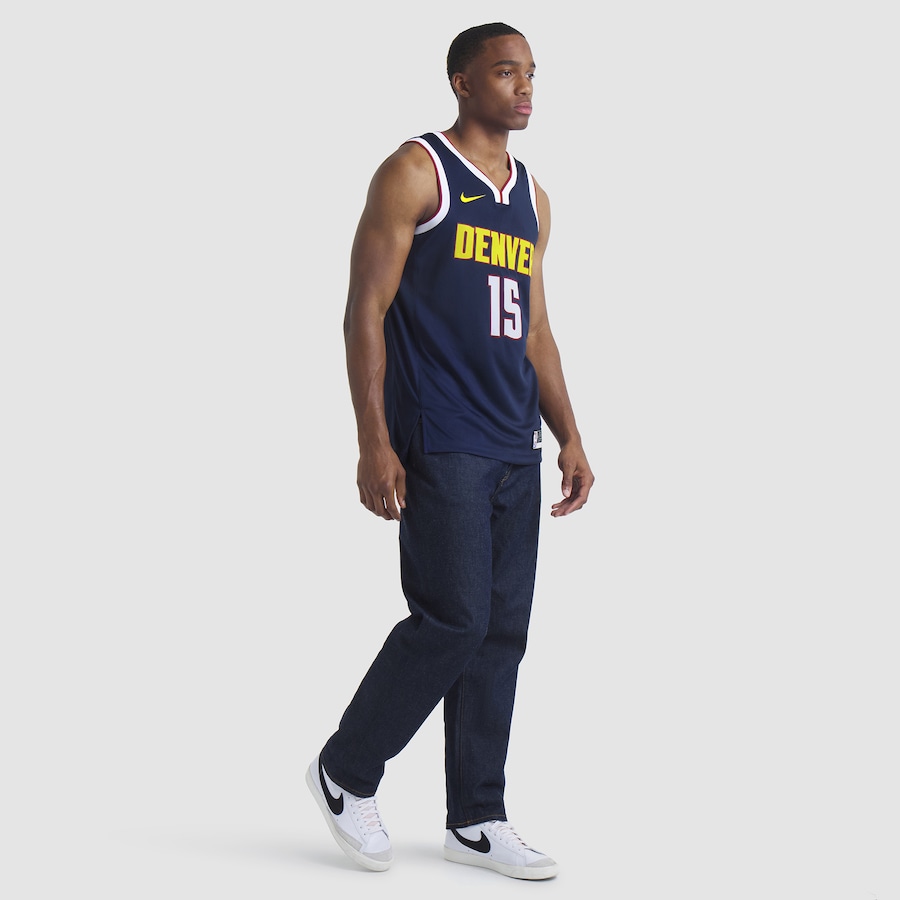 Nikola Jokic Denver Nuggets Nike Unisex Swingman Jersey - Icon Edition - Navy thumbnail 7