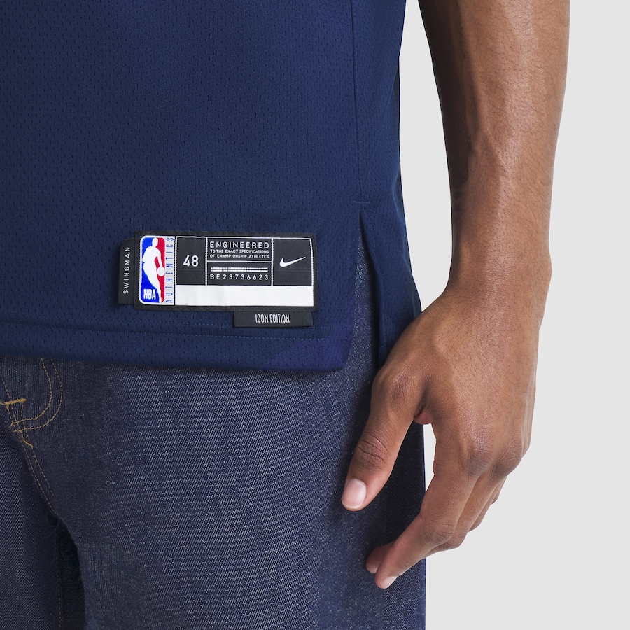 Nikola Jokic Denver Nuggets Nike Unisex Swingman Jersey - Icon Edition - Navy thumbnail 10