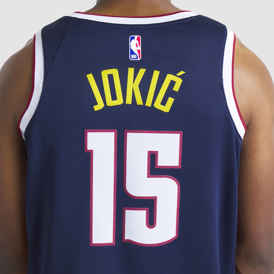 Nikola Jokic Denver Nuggets Nike Unisex Swingman Jersey - Icon Edition - Navy thumbnail 11