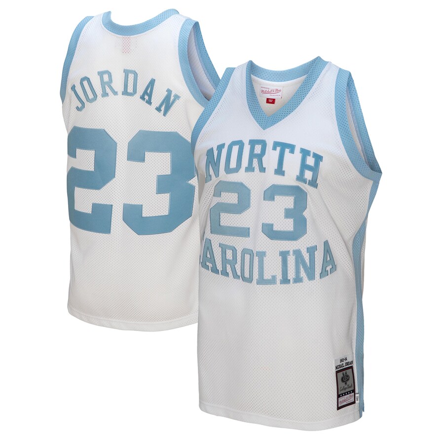 Michael Jordan North Carolina Tar Heels Mitchell & Ness 1983/84 Authentic Retired Player Jersey - White