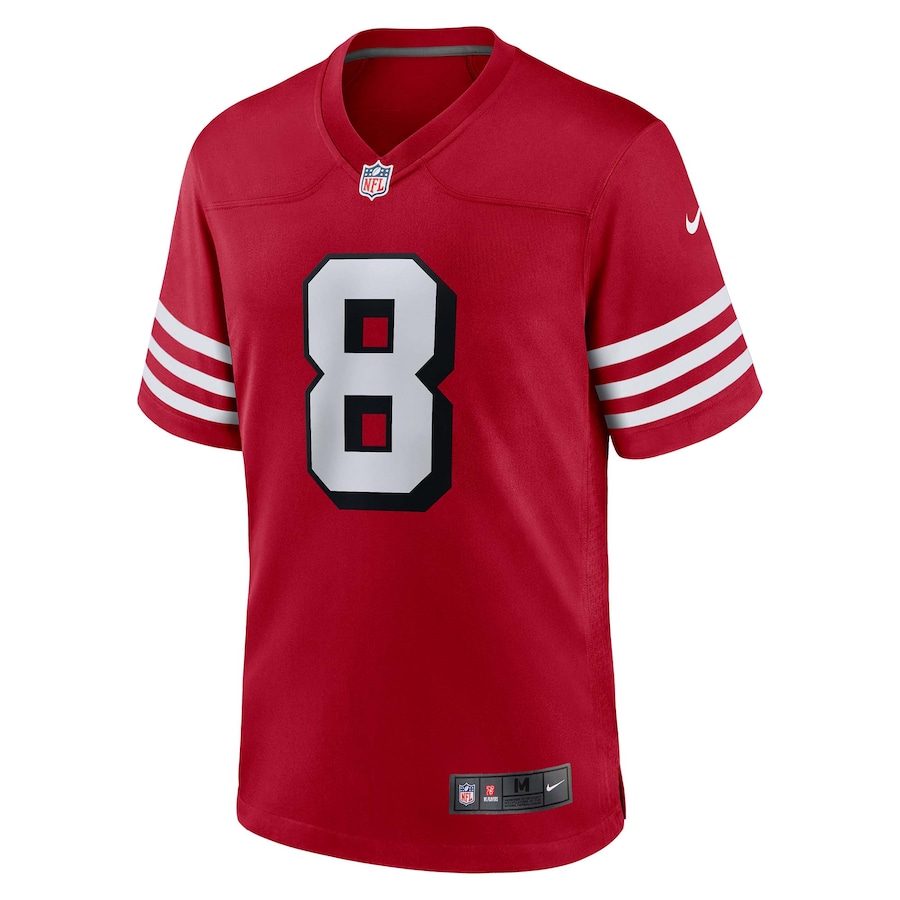 Steve Young San Francisco 49ers Nike Retired Player Alternate Game Jersey - Scarlet thumbnail 3
