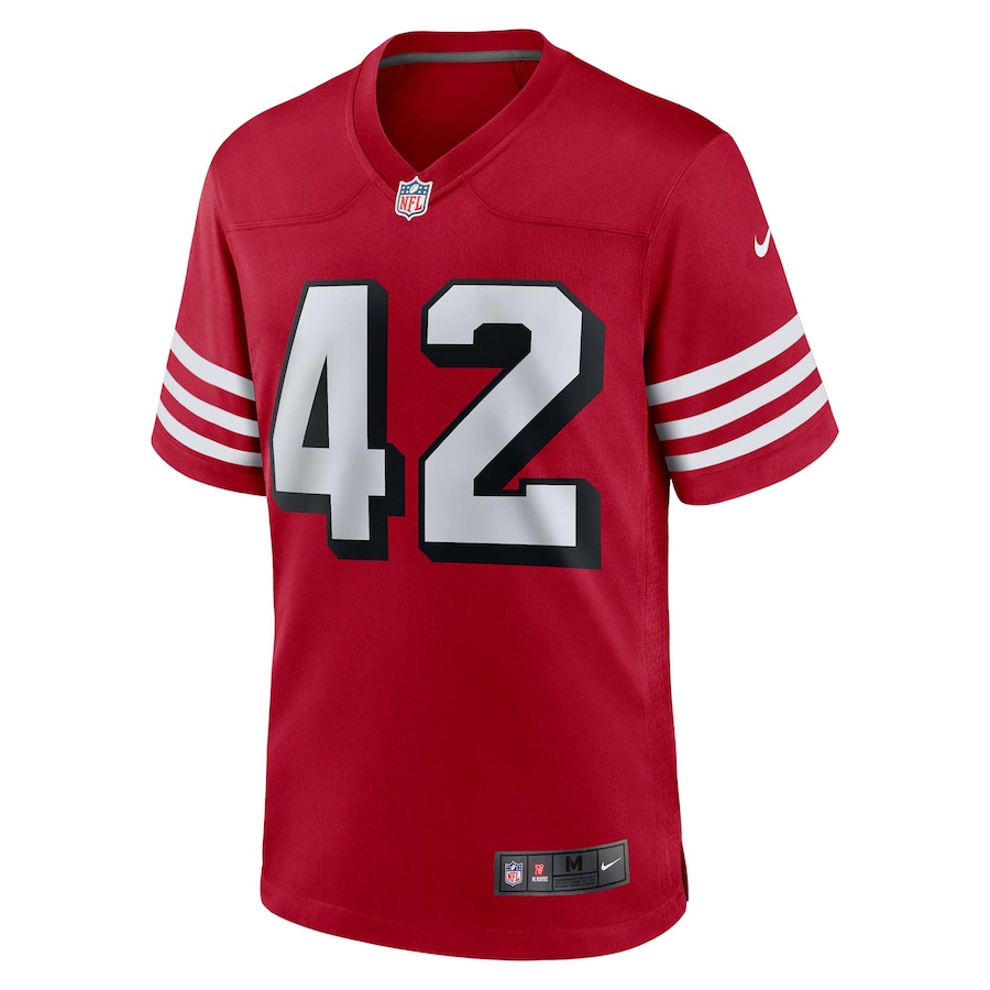 Ronnie Lott San Francisco 49ers Nike Retired Player Alternate Game Jersey - Scarlet thumbnail 3