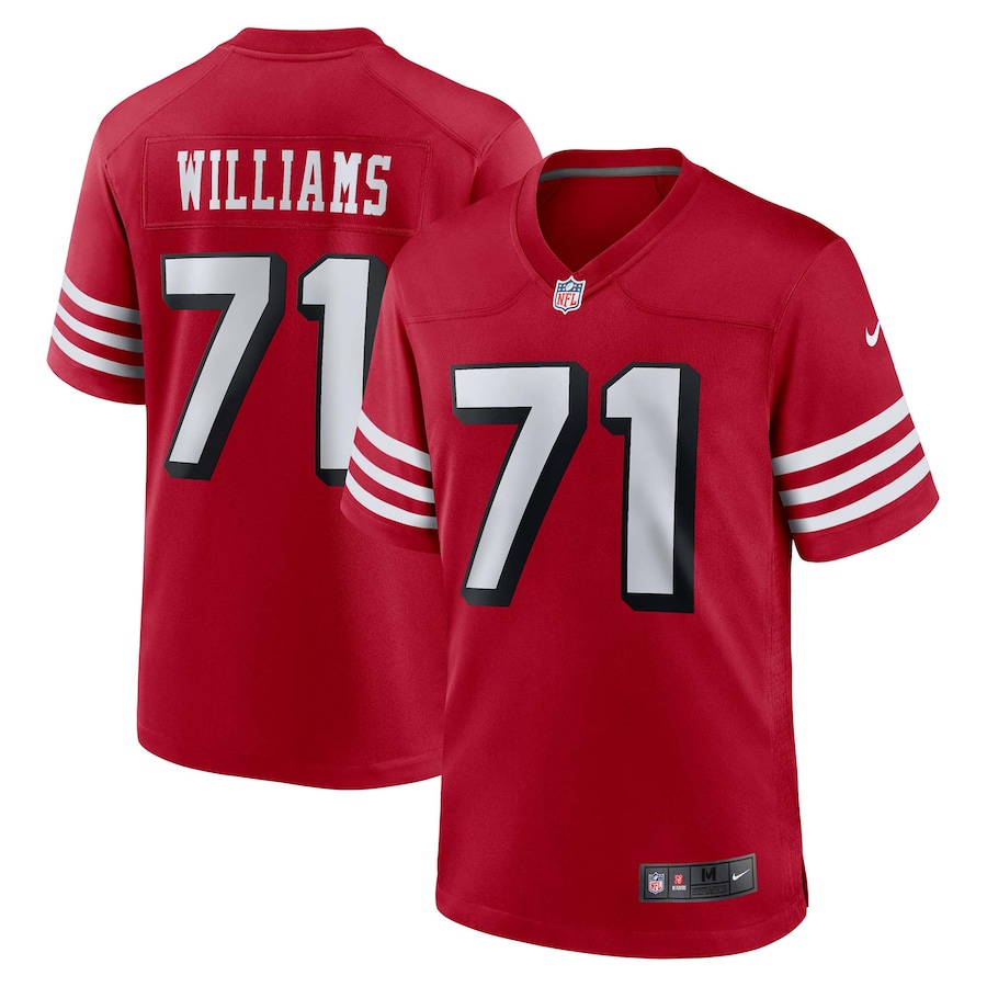 Trent Williams San Francisco 49ers Nike Alternate Game Jersey - Scarlet thumbnail 2