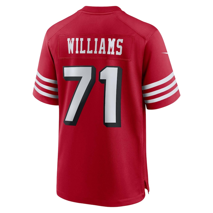 Trent Williams San Francisco 49ers Nike Alternate Game Jersey - Scarlet thumbnail 4