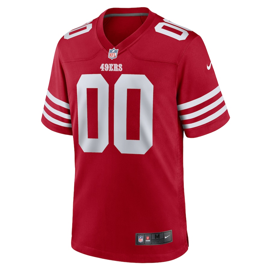 San Francisco 49ers Nike Youth Game Custom Jersey - Scarlet thumbnail 3