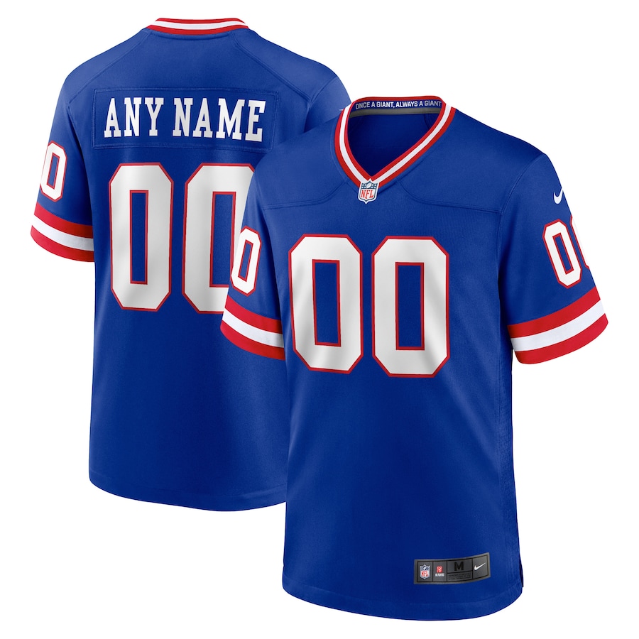 New York Giants Nike Classic Custom Game Jersey - Royal thumbnail 2