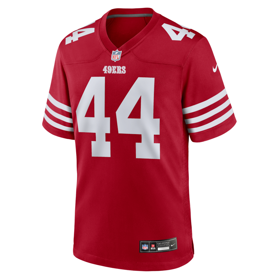 Kyle Juszczyk San Francisco 49ers Nike Player Game Jersey - Scarlet thumbnail 3