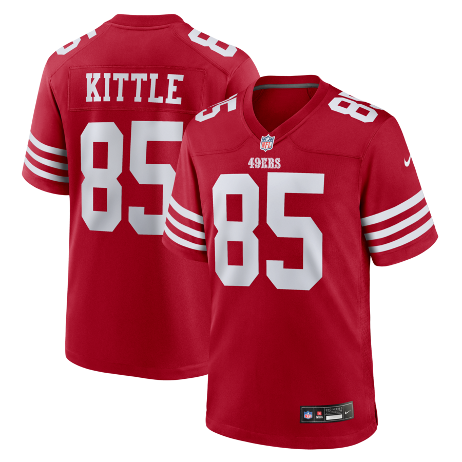 George Kittle San Francisco 49ers Nike Player Game Jersey - Scarlet