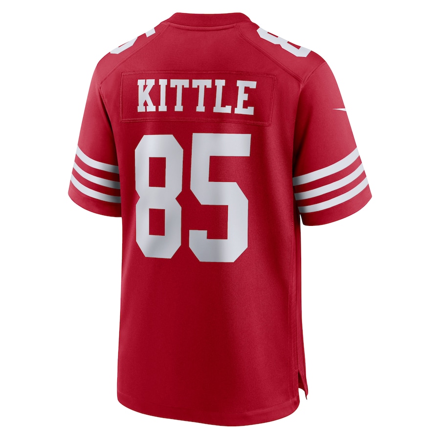 George Kittle San Francisco 49ers Nike Player Game Jersey - Scarlet thumbnail 4