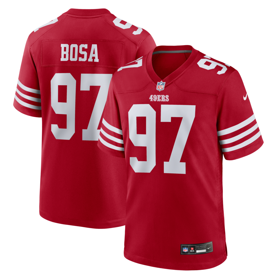 Nick Bosa San Francisco 49ers Nike Player Game Jersey - Scarlet thumbnail 1