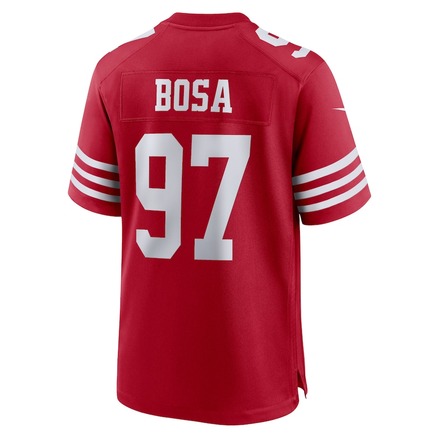 Nick Bosa San Francisco 49ers Nike Player Game Jersey - Scarlet thumbnail 4