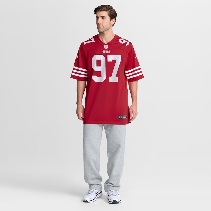 Nick Bosa San Francisco 49ers Nike Player Game Jersey - Scarlet thumbnail 8