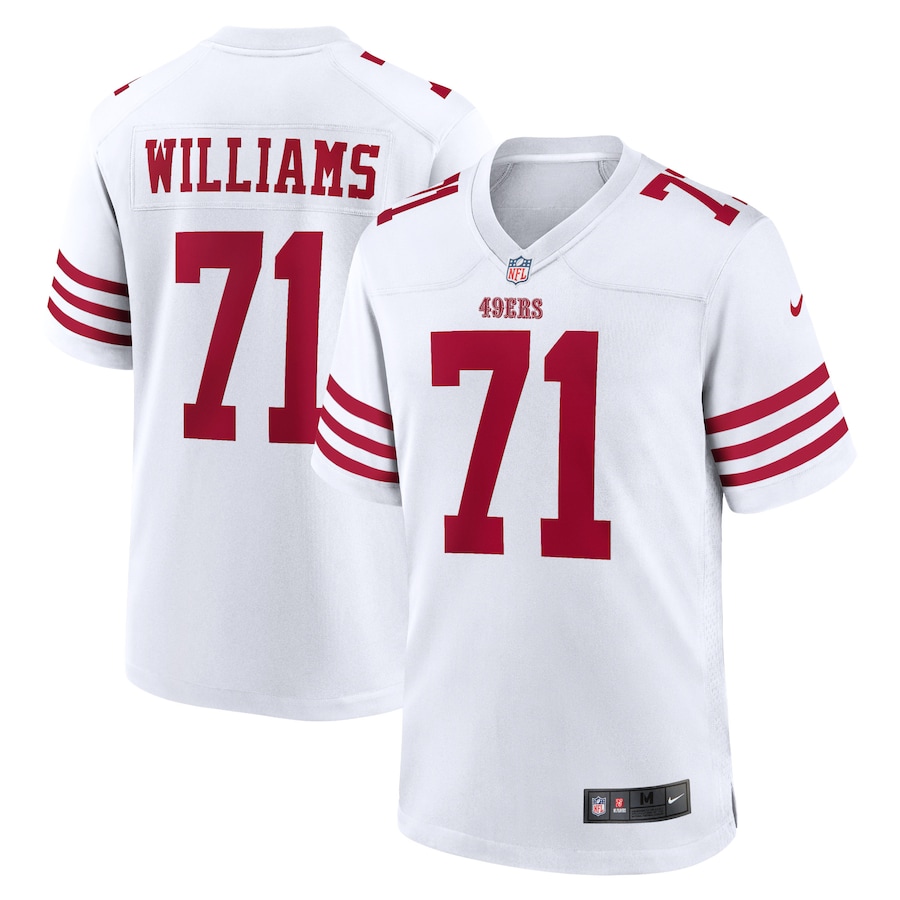 Trent Williams San Francisco 49ers Nike Player Game Jersey - White thumbnail 2