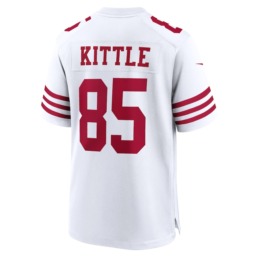 George Kittle San Francisco 49ers Nike Player Game Jersey - White thumbnail 4
