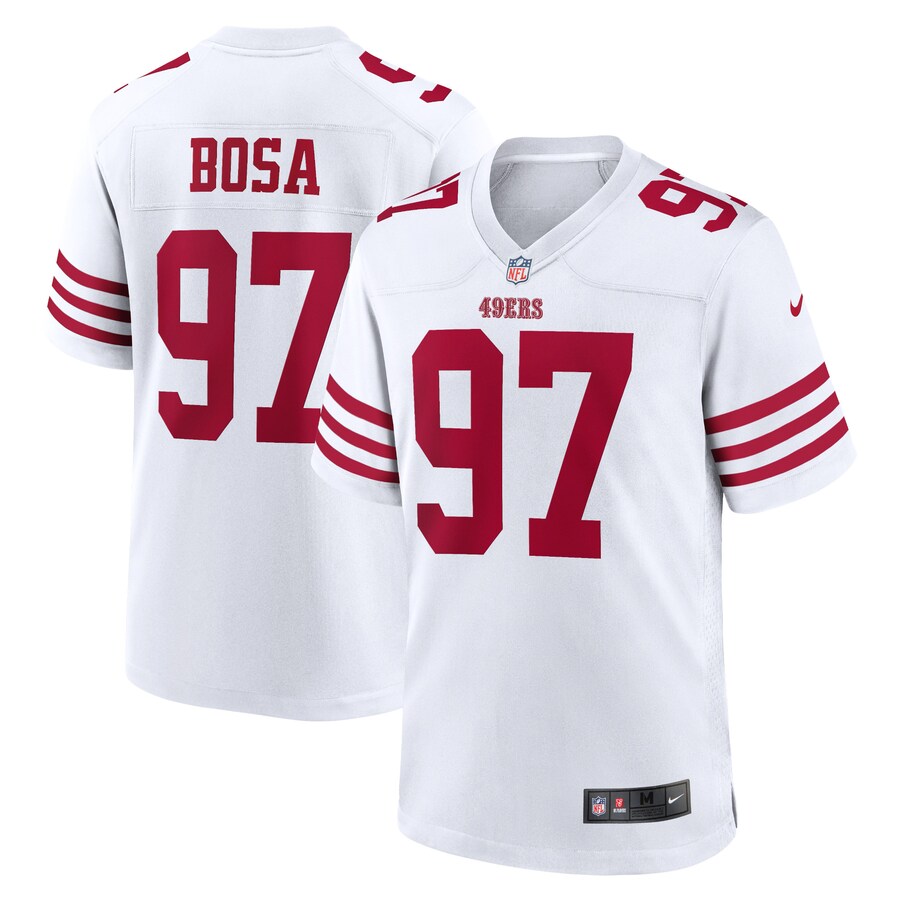 Nick Bosa San Francisco 49ers Nike Player Game Jersey - White thumbnail 2