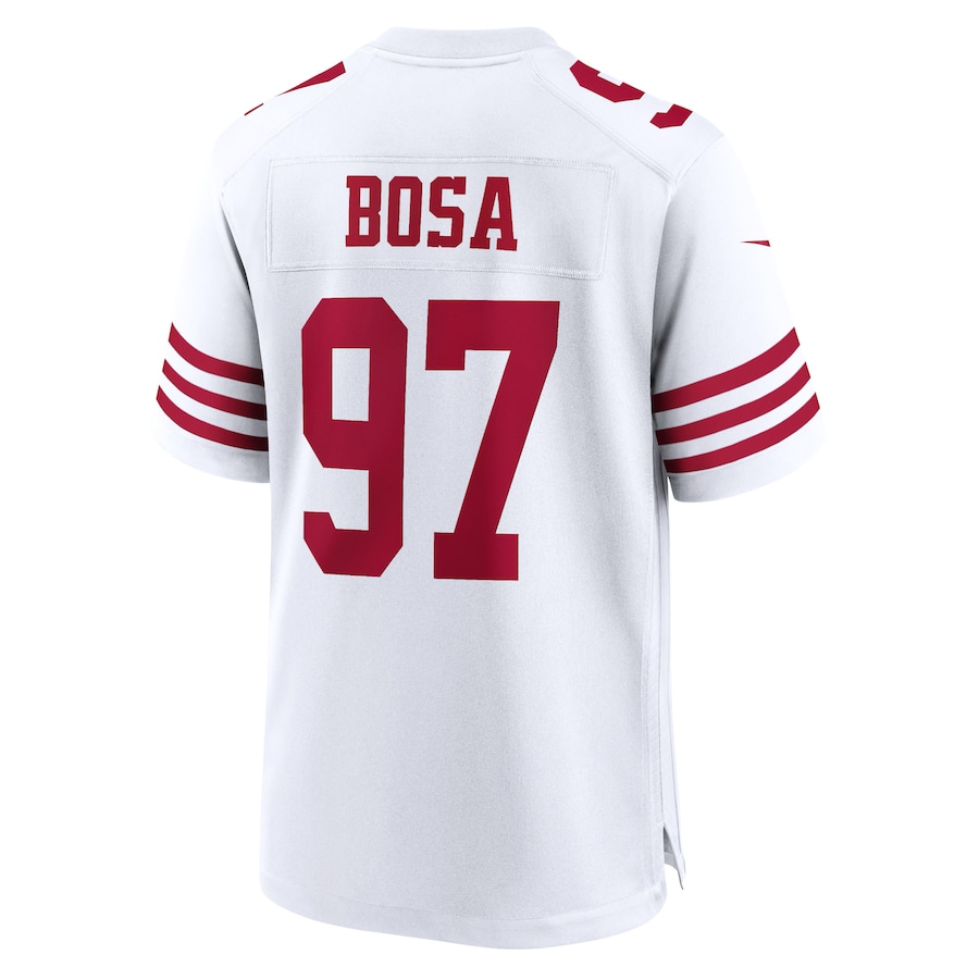 Nick Bosa San Francisco 49ers Nike Player Game Jersey - White thumbnail 4
