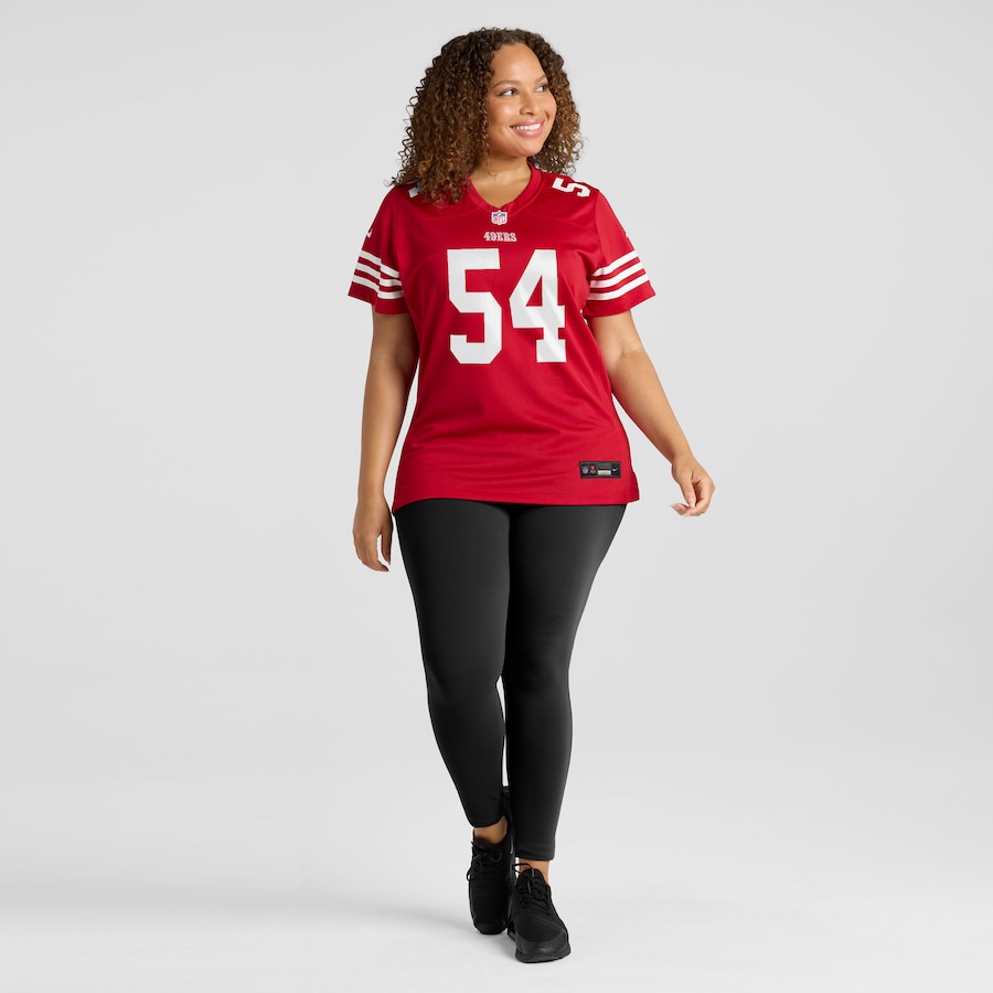 Fred Warner San Francisco 49ers Nike Women's Player Jersey - Scarlet thumbnail 7