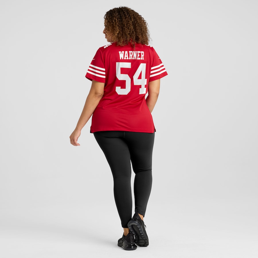 Fred Warner San Francisco 49ers Nike Women's Player Jersey - Scarlet thumbnail 8