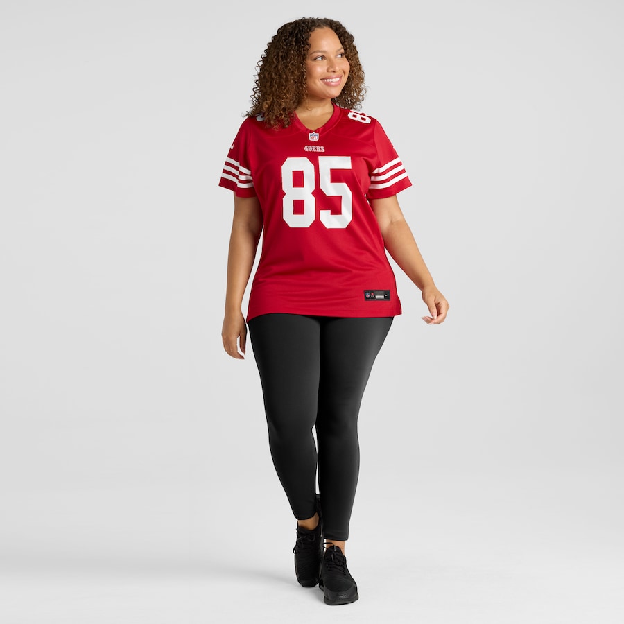 George Kittle San Francisco 49ers Nike Women's Player Jersey - Scarlet thumbnail 7