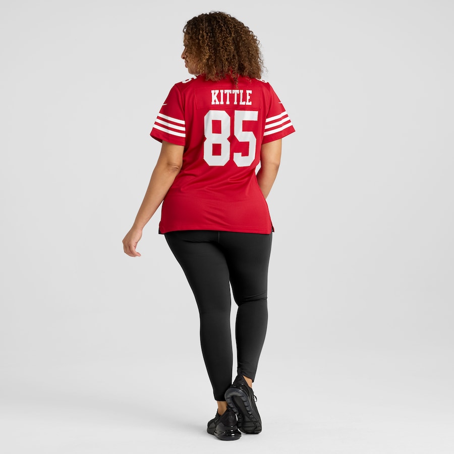 George Kittle San Francisco 49ers Nike Women's Player Jersey - Scarlet thumbnail 8