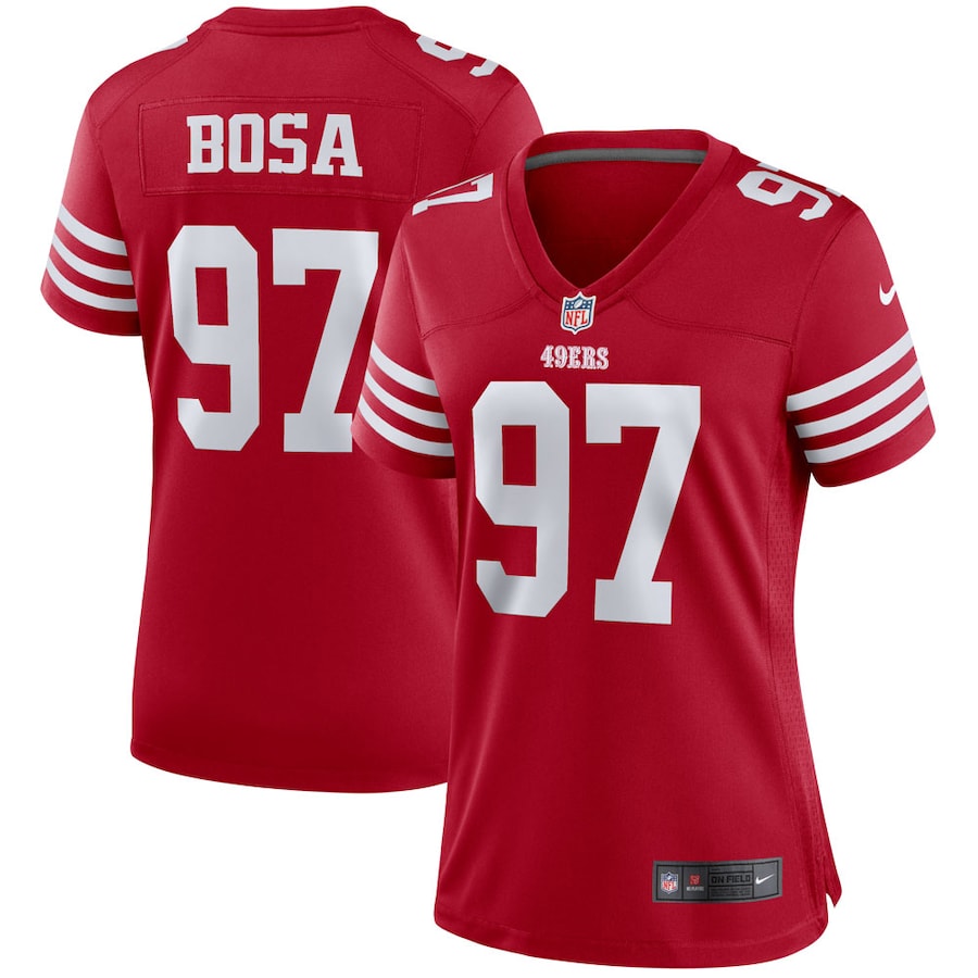 Nick Bosa San Francisco 49ers Nike Women's Player Jersey - Scarlet thumbnail 2