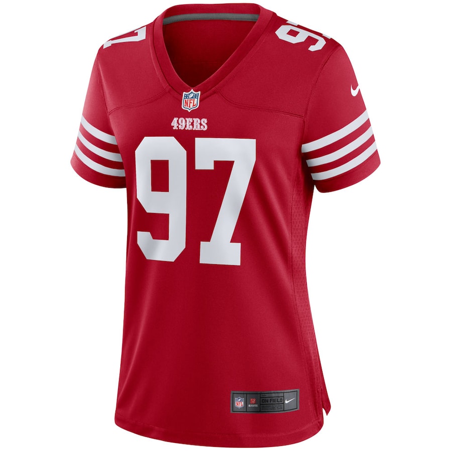 Nick Bosa San Francisco 49ers Nike Women's Player Jersey - Scarlet thumbnail 3