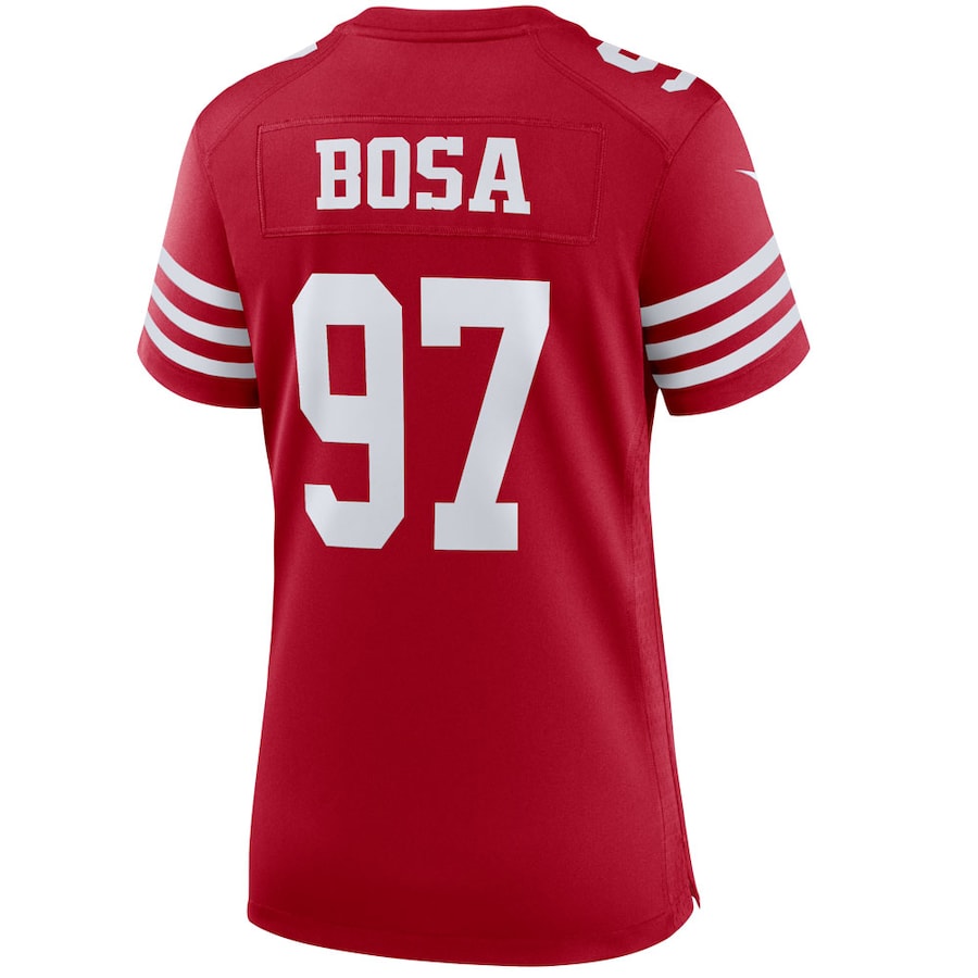 Nick Bosa San Francisco 49ers Nike Women's Player Jersey - Scarlet thumbnail 4