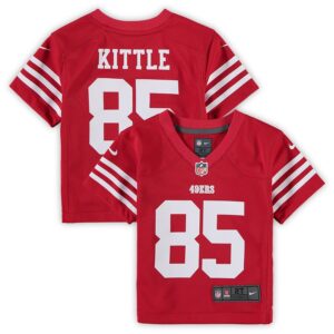 George Kittle San Francisco 49ers Nike Toddler Game Jersey - Scarlet