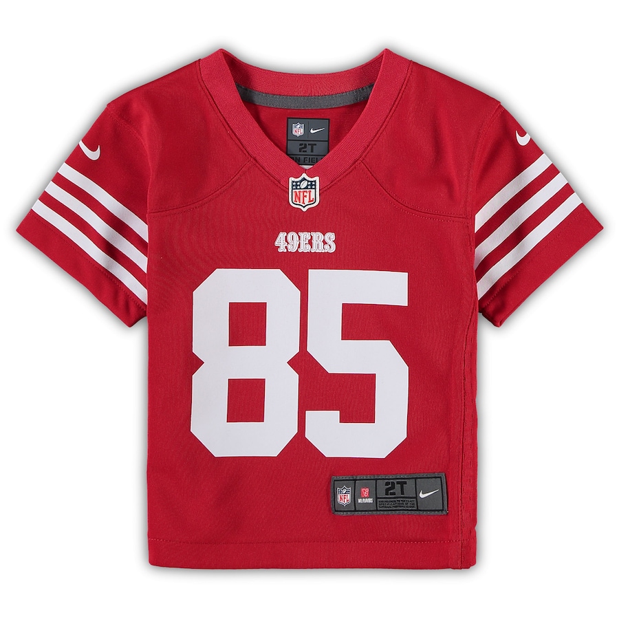 George Kittle San Francisco 49ers Nike Toddler Game Jersey - Scarlet thumbnail 3