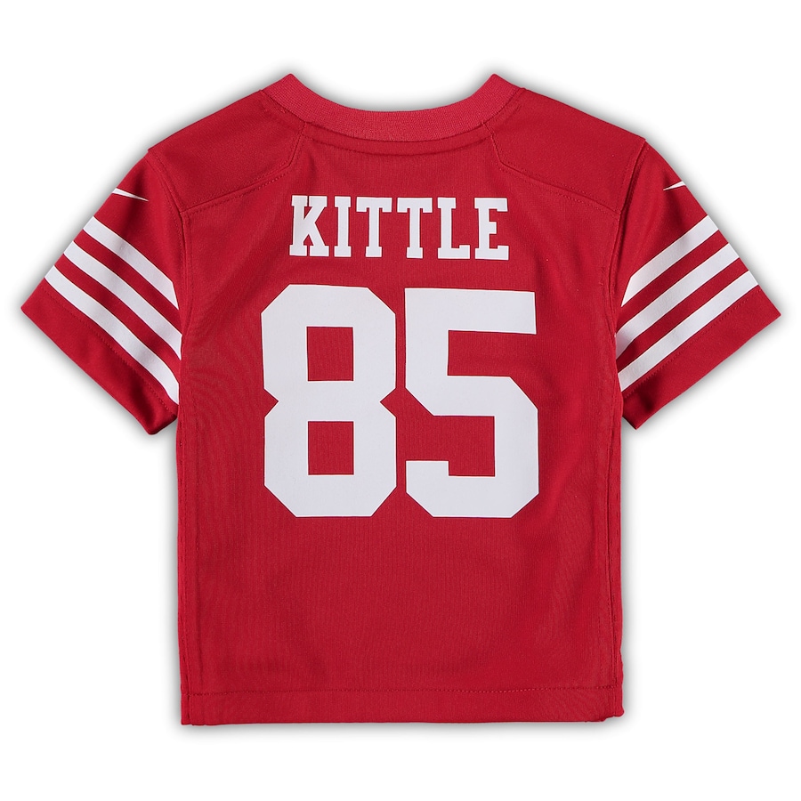 George Kittle San Francisco 49ers Nike Toddler Game Jersey - Scarlet thumbnail 4