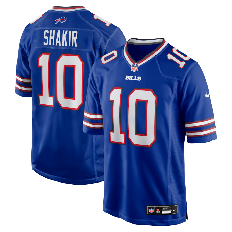 Khalil Shakir Buffalo Bills Nike Game Jersey - Royal thumbnail 2