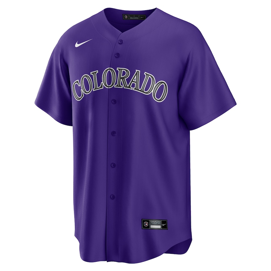 Kris Bryant Colorado Rockies Nike Alternate Replica Player Jersey - Purple thumbnail 3