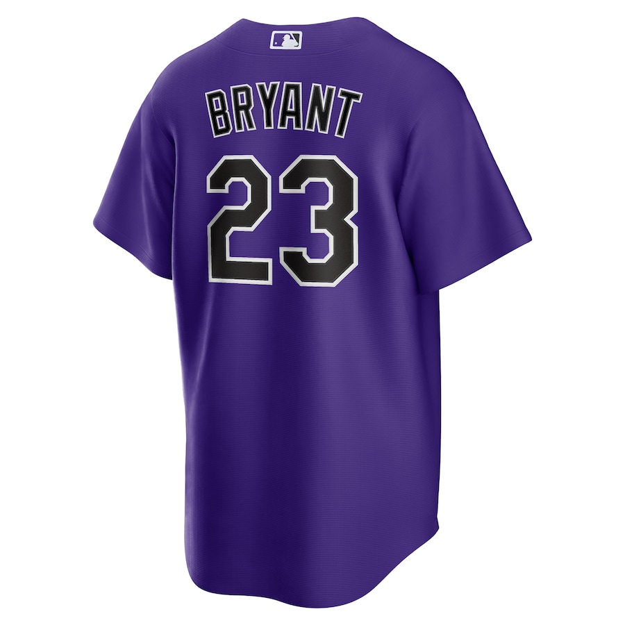 Kris Bryant Colorado Rockies Nike Alternate Replica Player Jersey - Purple thumbnail 4