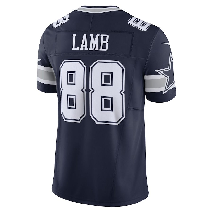 CeeDee Lamb Dallas Cowboys Nike Vapor F.U.S.E. Limited Jersey - Navy thumbnail 4