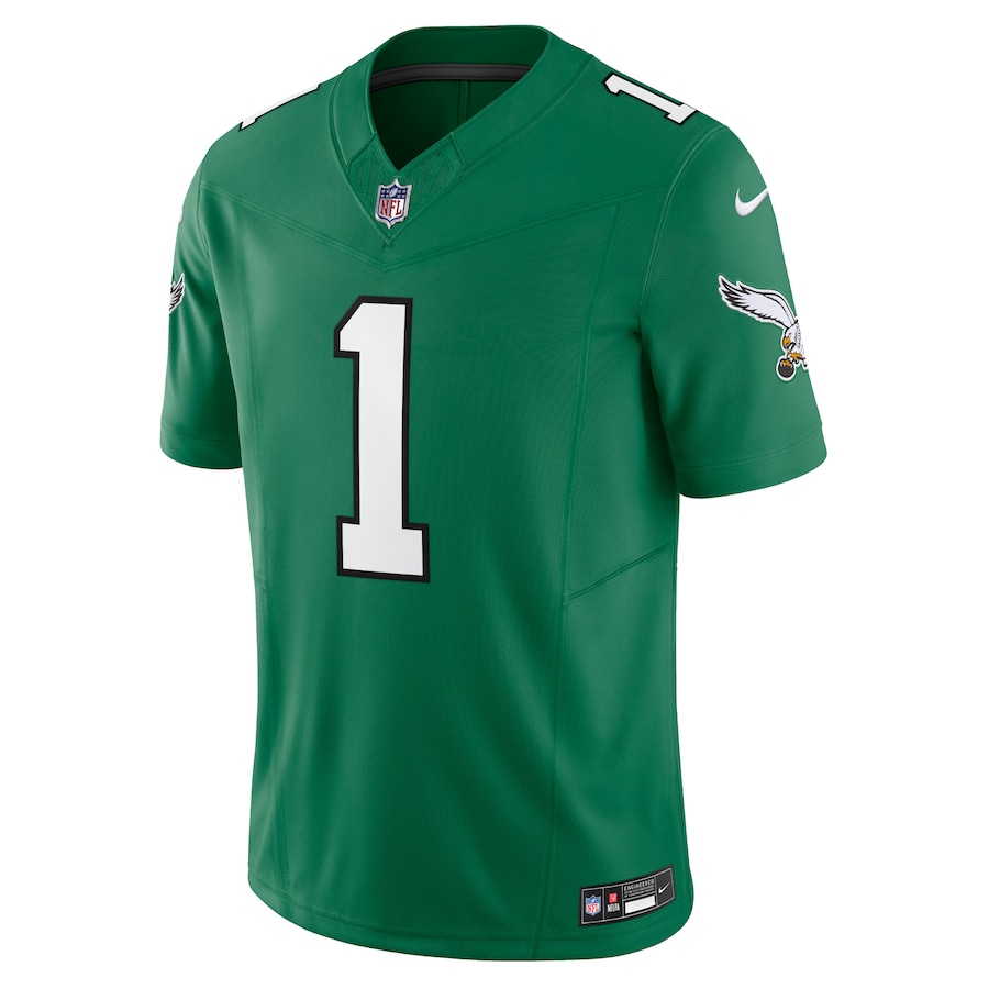 Jalen Hurts Philadelphia Eagles Nike Vapor F.U.S.E. Limited Jersey - Kelly Green thumbnail 3